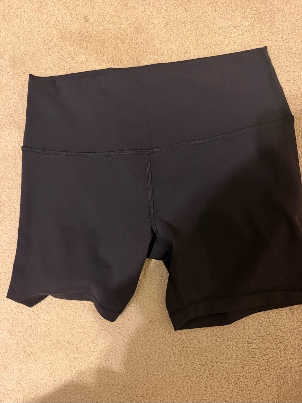lululemon athletica Black High-Rise Bike Shorts